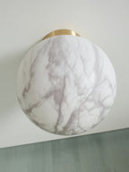 it's about RoMi Plafondlamp Carrara - Goud - Getint glas