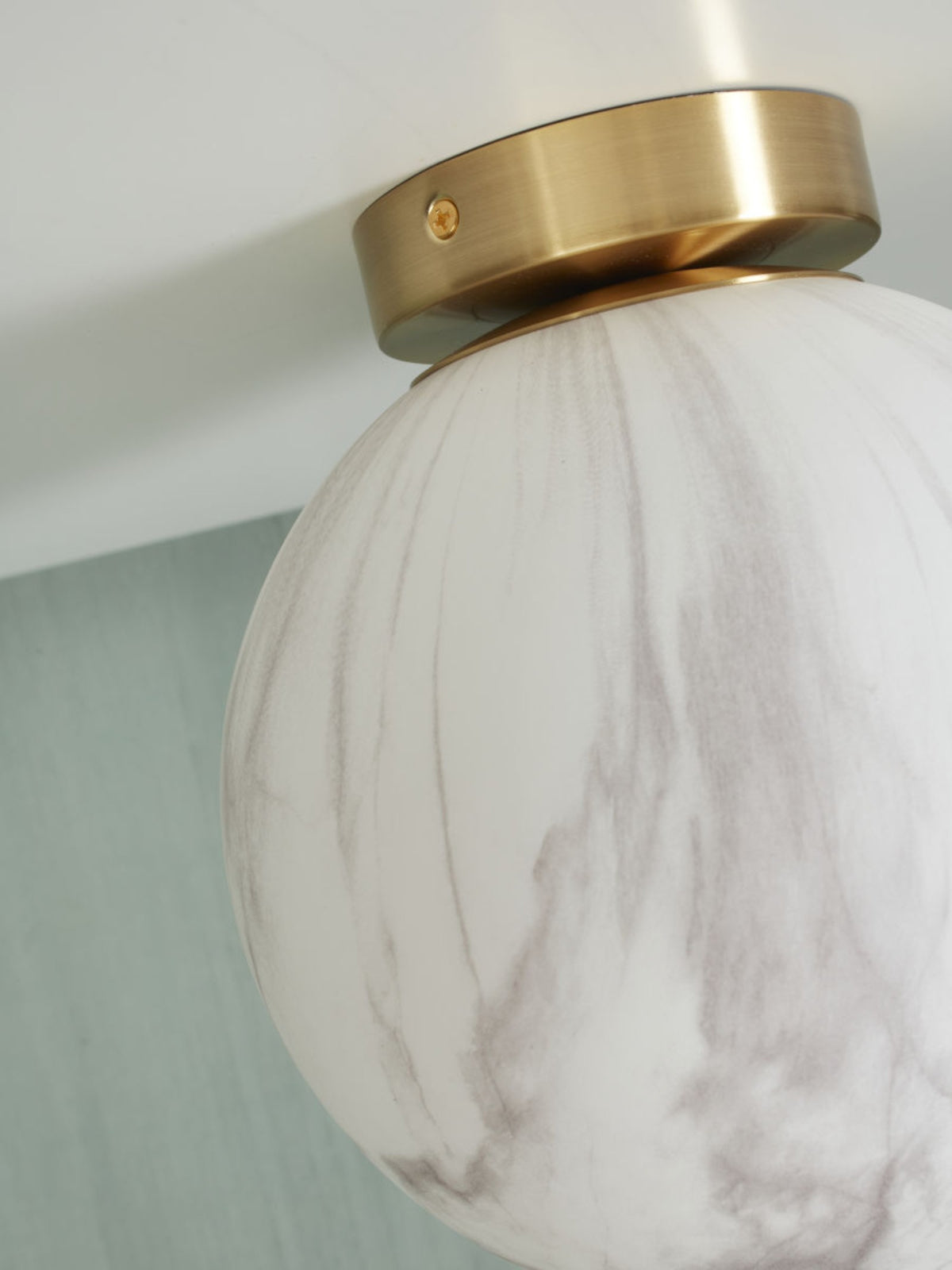 it's about RoMi Plafondlamp Carrara - Goud - Getint glas