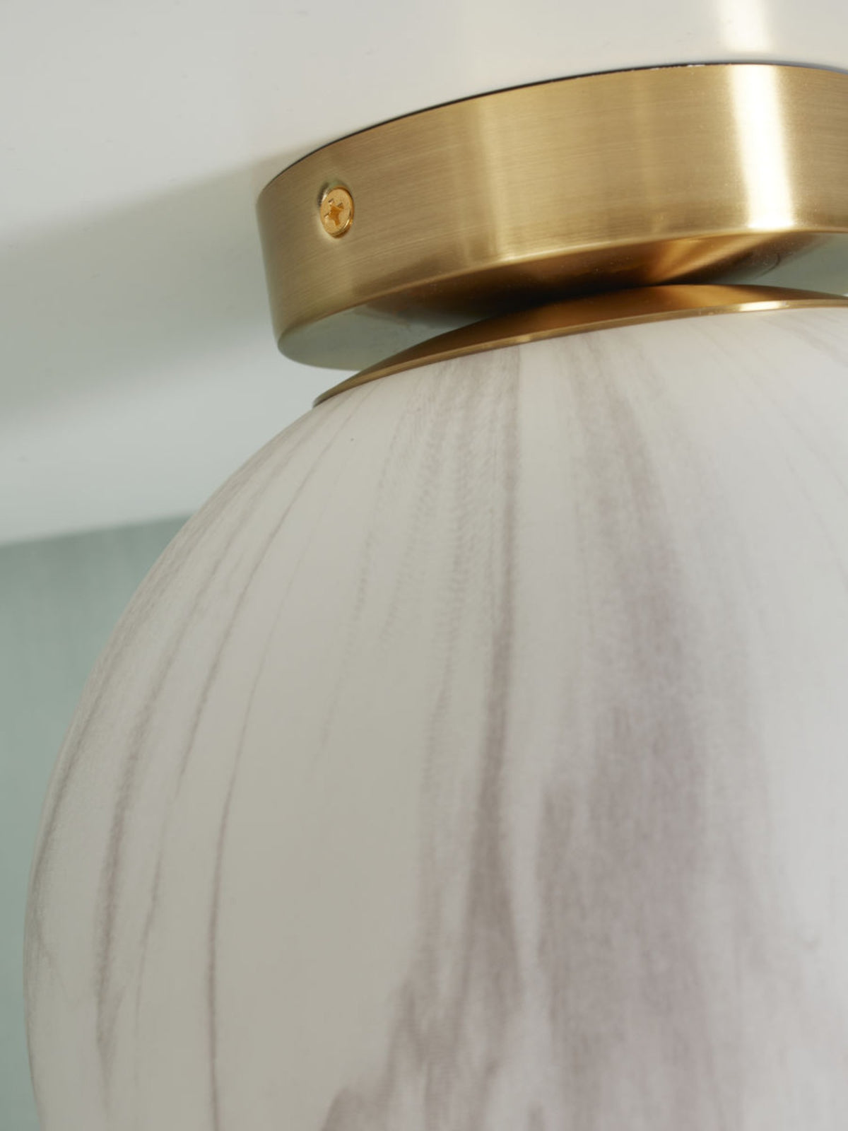 it's about RoMi Plafondlamp Carrara - Goud - Getint glas