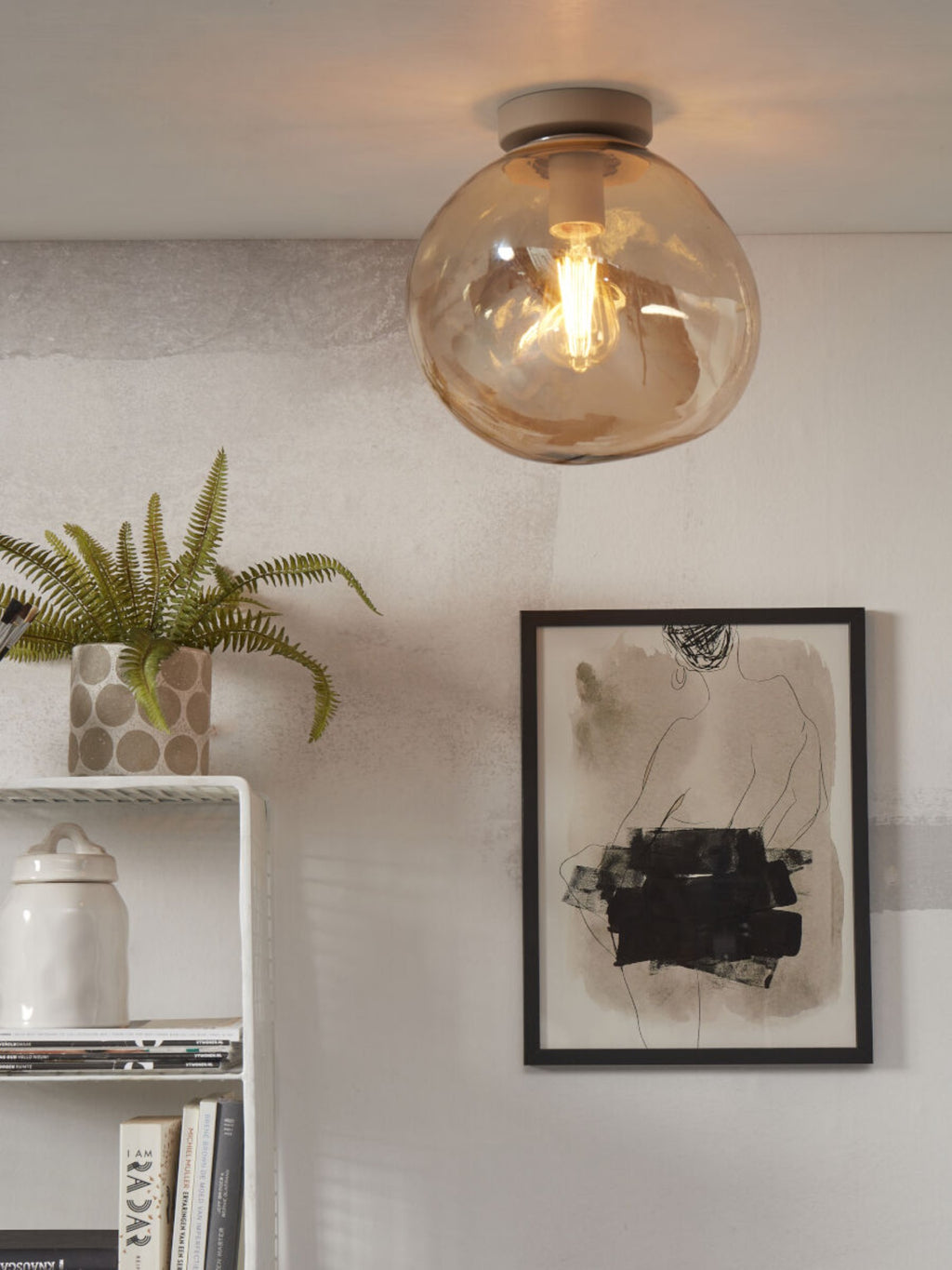 it's about RoMi Plafondlamp Helsinki - Amber