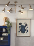 it's about RoMi Hanglamp Izmir 6-lamps - Zand