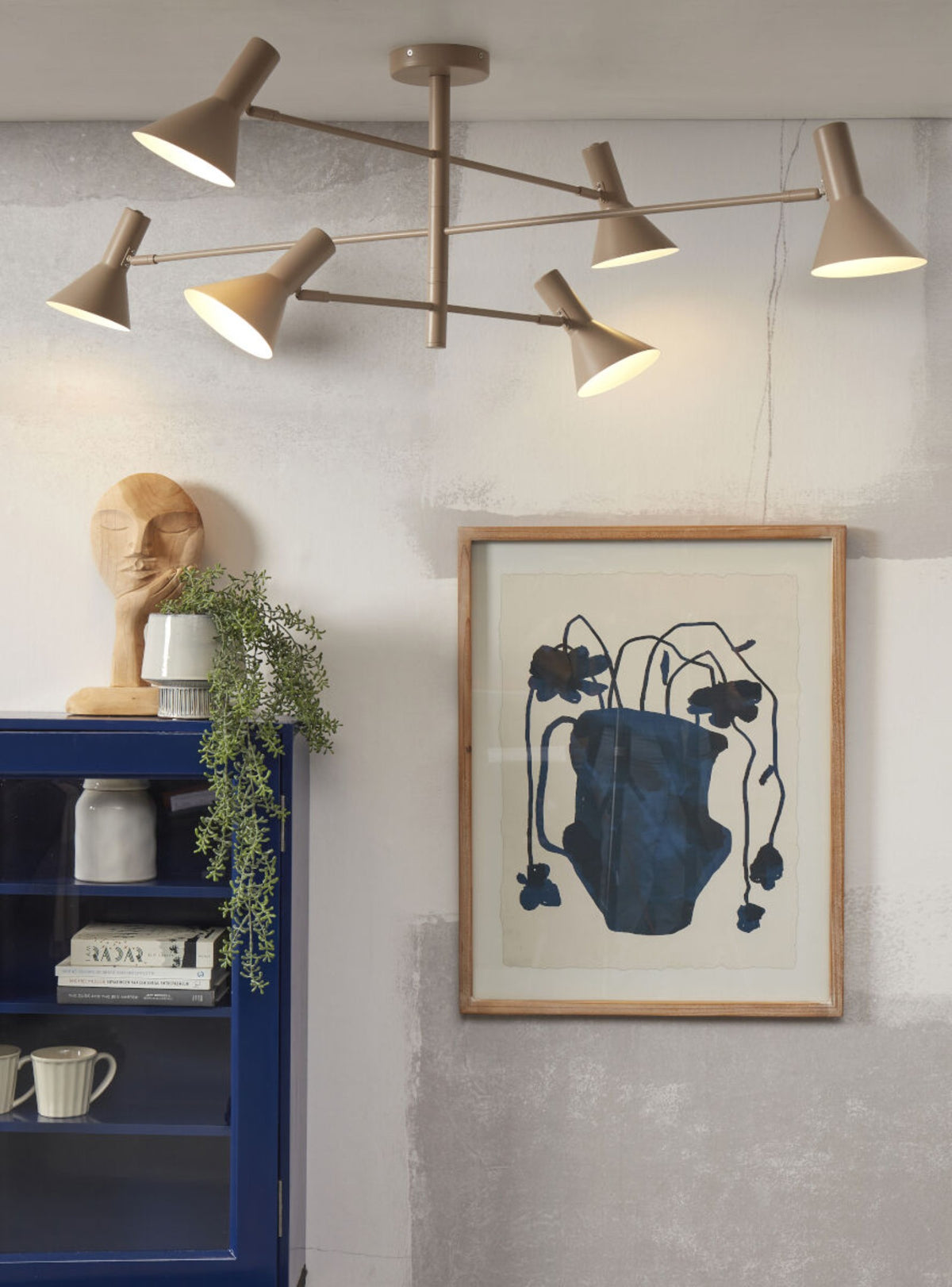 it's about RoMi Hanglamp Izmir 6-lamps - Zand