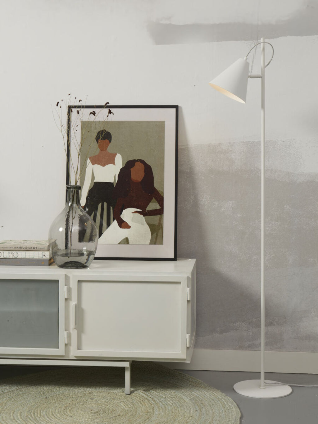 it's about RoMi Staande Lamp Lisbon - Wit