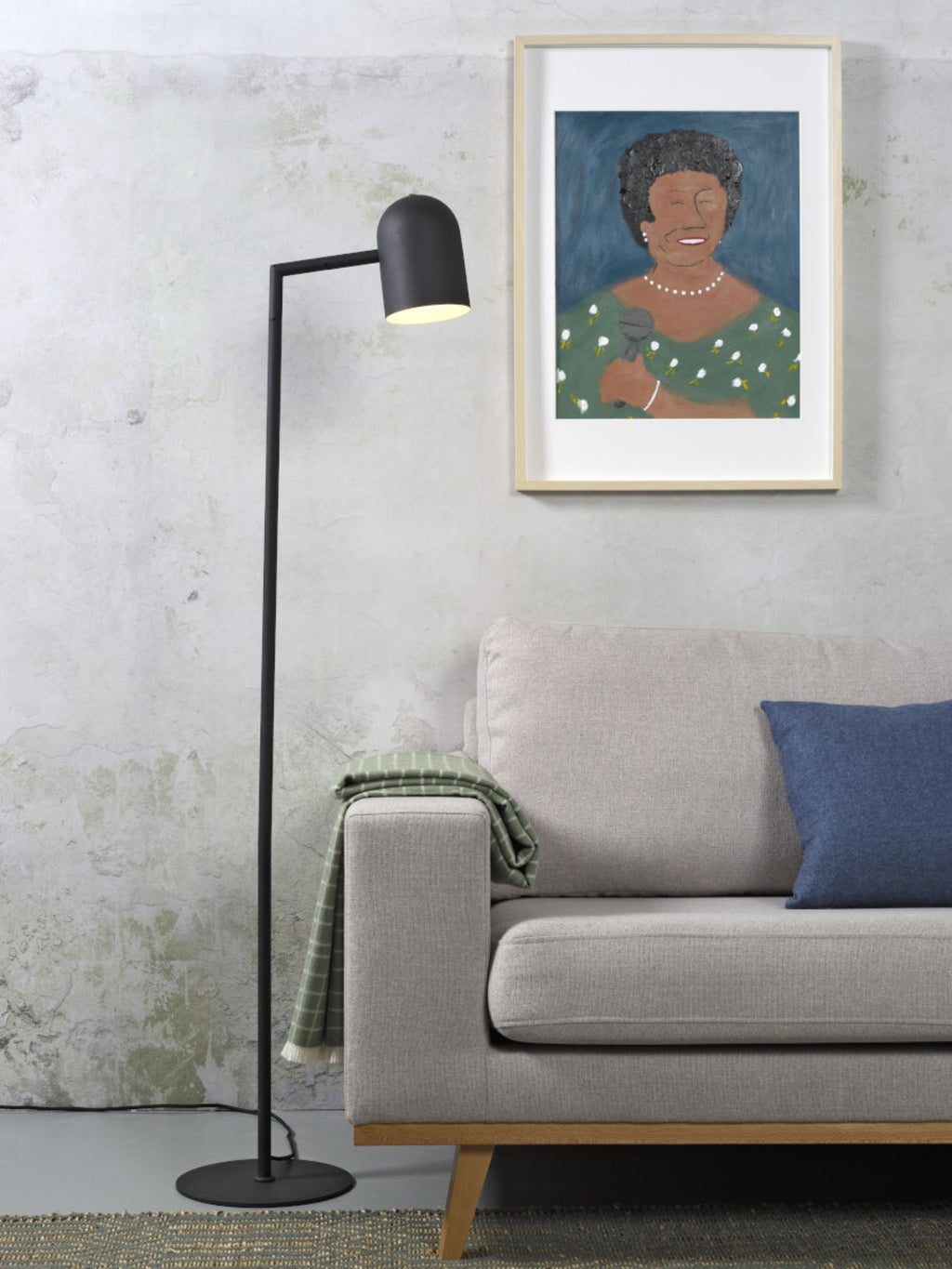 it's about RoMi Staande Lamp Marseille - Zwart