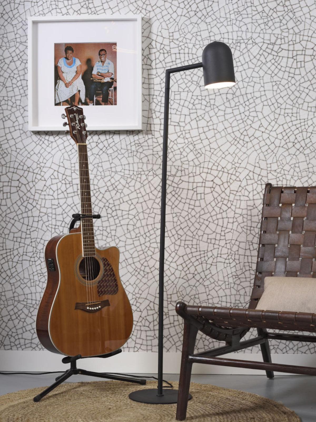 it's about RoMi Staande Lamp Marseille - Zwart