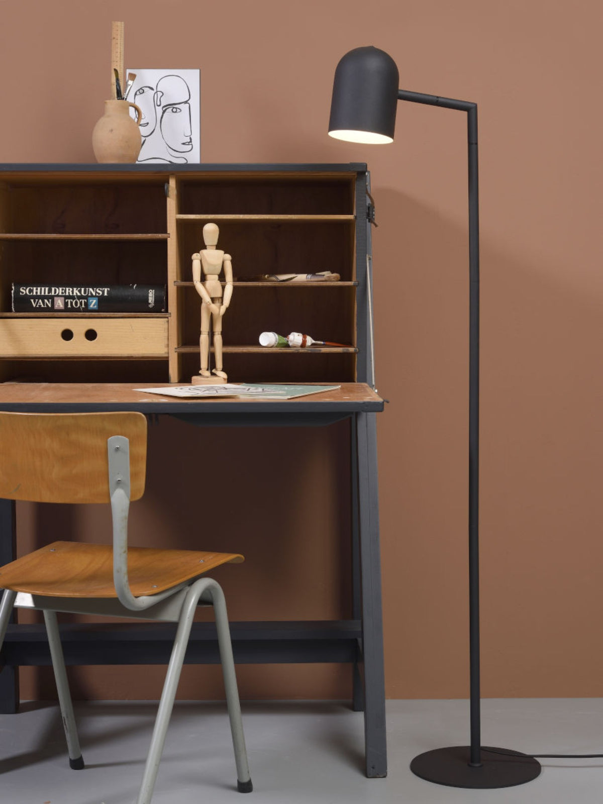 it's about RoMi Staande Lamp Marseille - Zwart