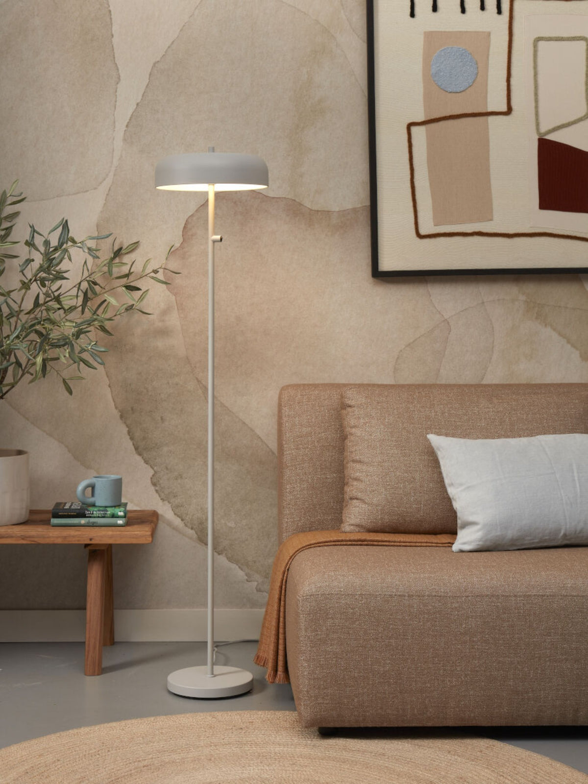 it's about RoMi Staande Lamp Porto - Lichtgrijs
