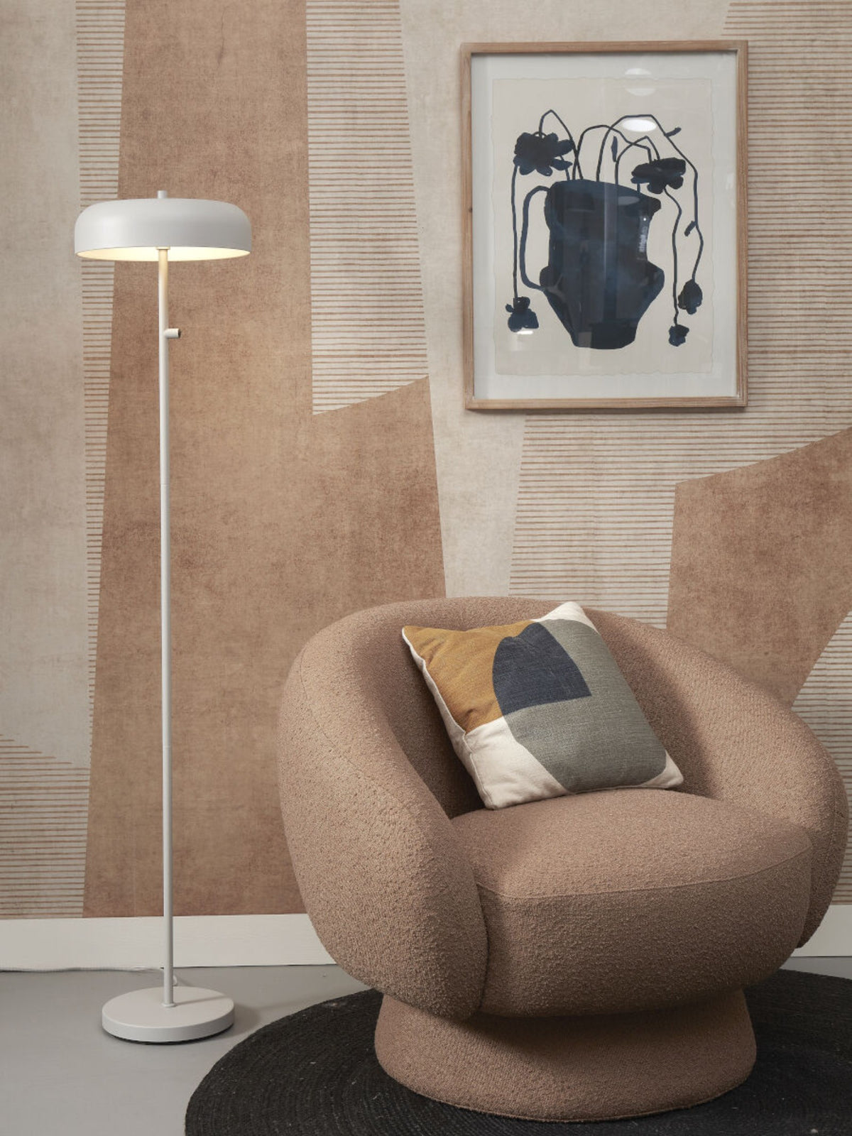 it's about RoMi Staande Lamp Porto - Lichtgrijs