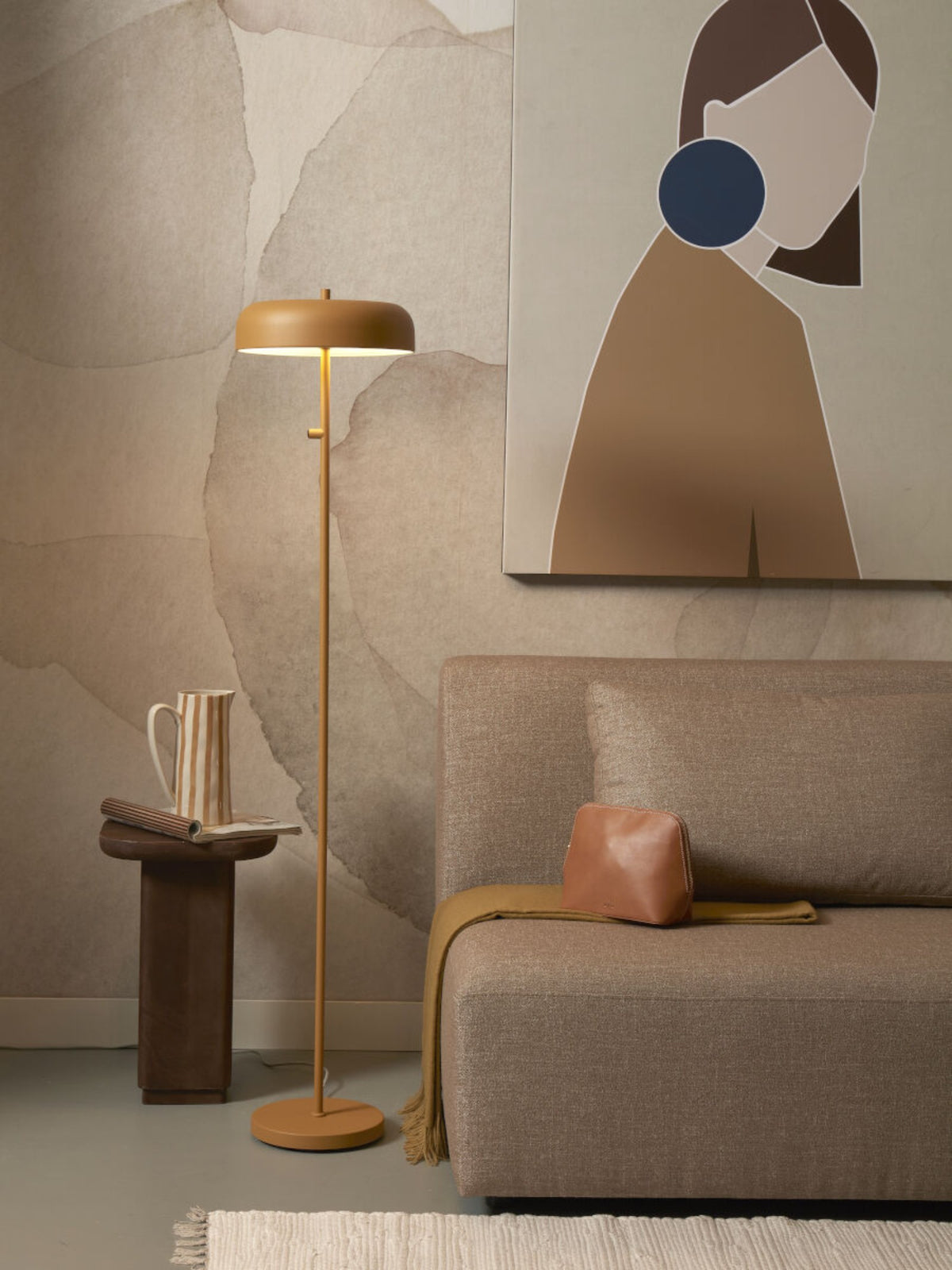 it's about RoMi Staande Lamp Porto - Mosterd