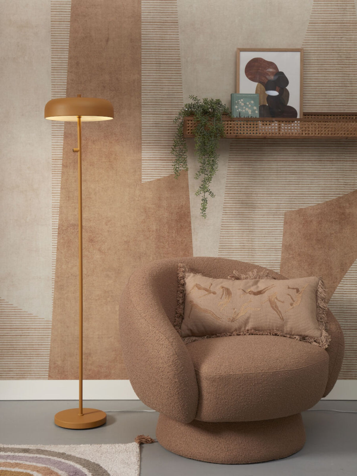 it's about RoMi Staande Lamp Porto - Mosterd
