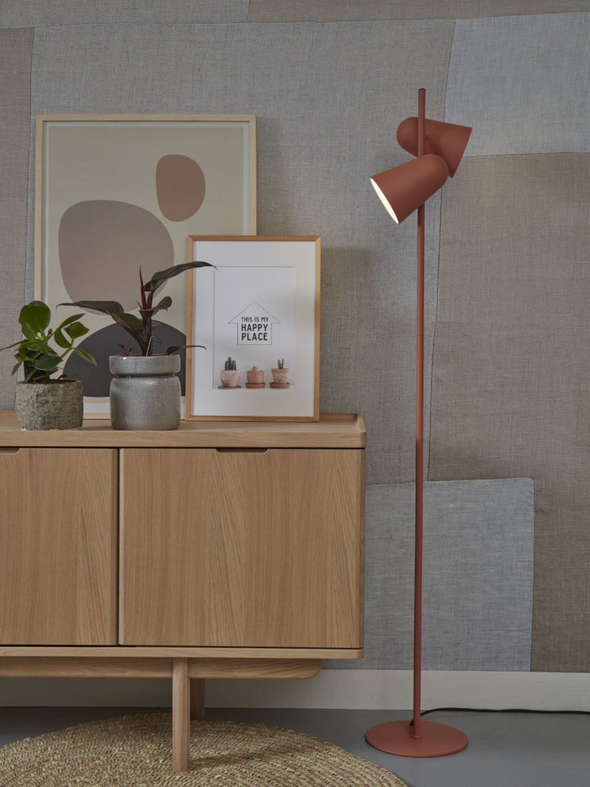 it's about RoMi Staande Lamp Salamanca - Terracotta
