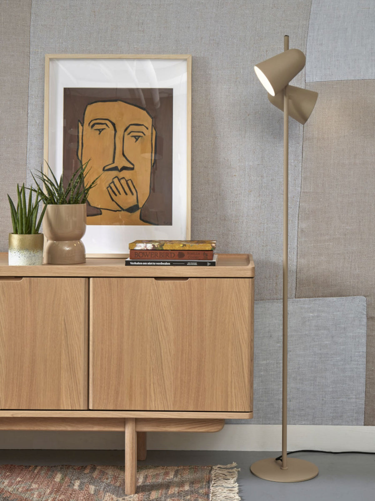 it's about RoMi Staande Lamp Salamanca - Zand