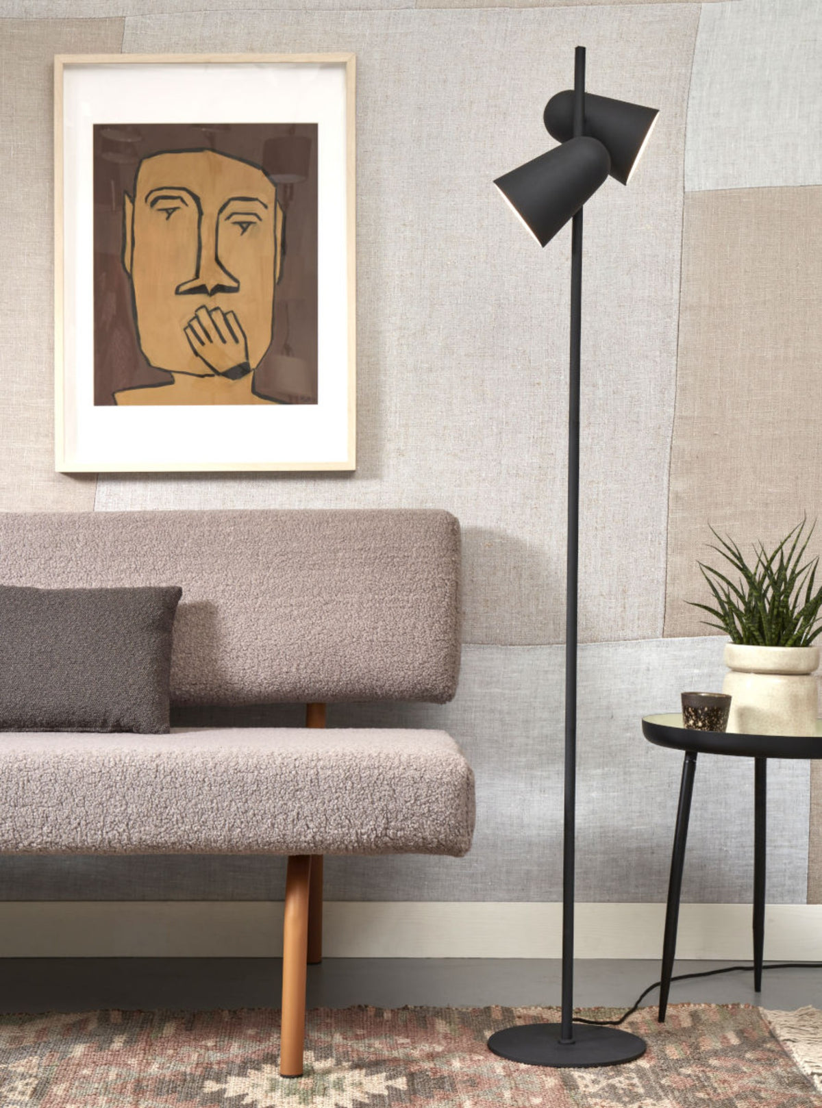 it's about RoMi Staande Lamp Salamanca - Zwart