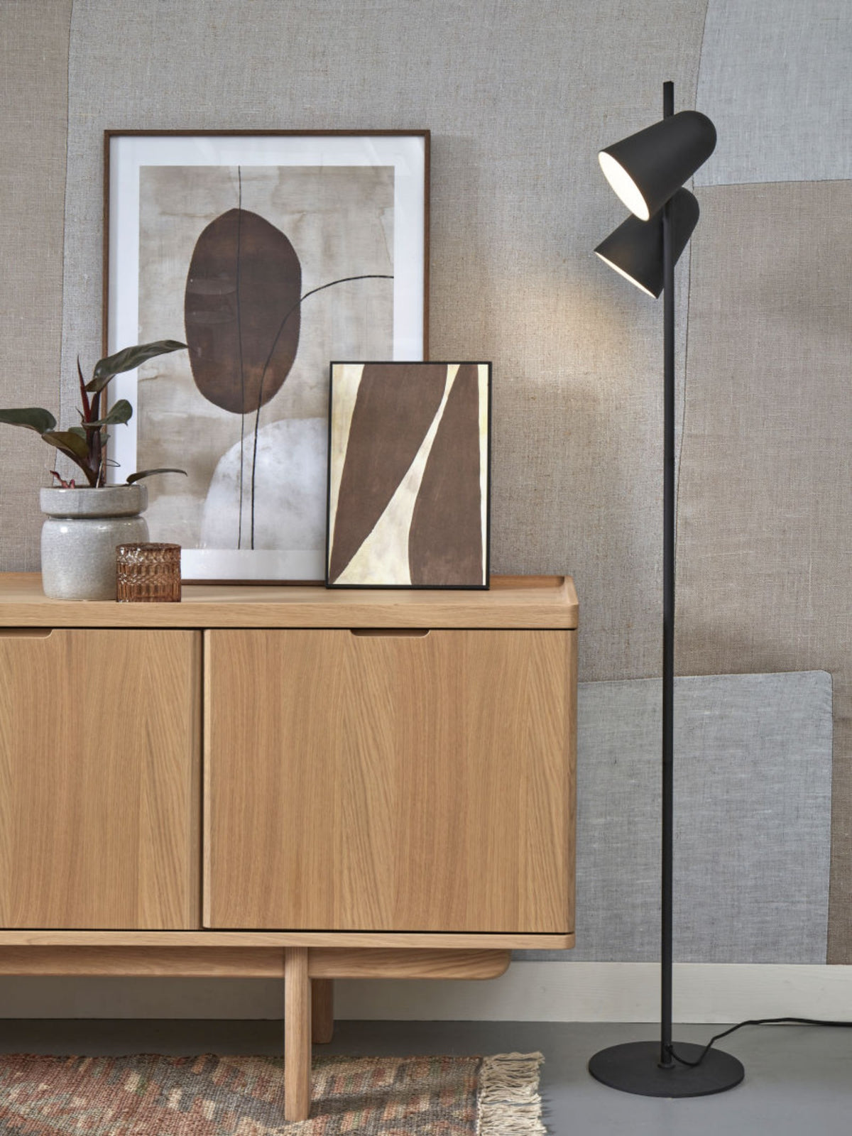 it's about RoMi Staande Lamp Salamanca - Zwart