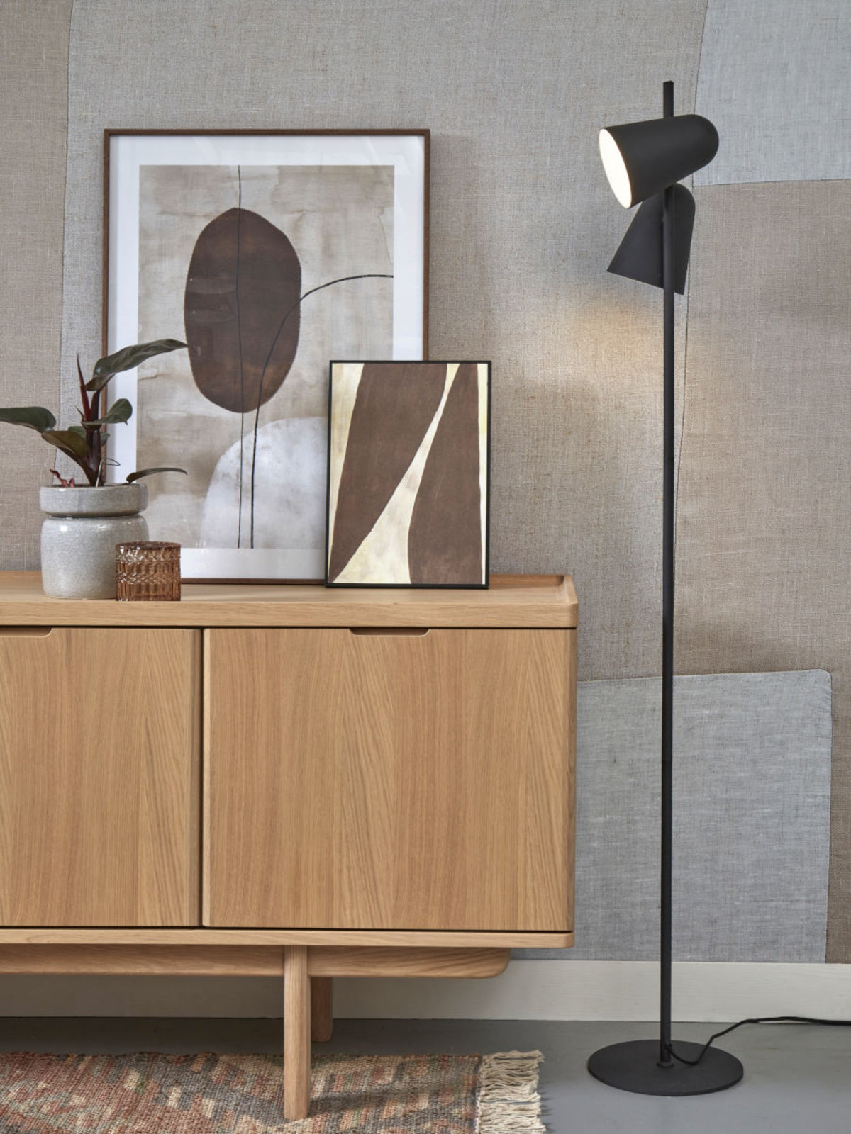 it's about RoMi Staande Lamp Salamanca - Zwart