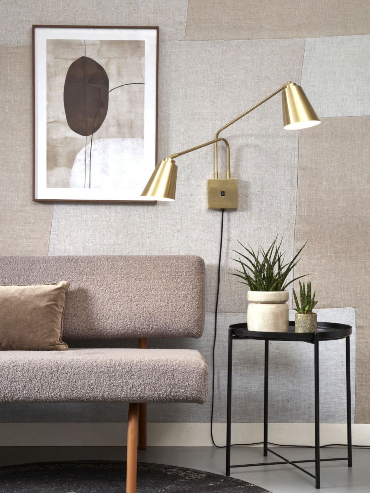 it's about RoMi Wandlamp Bremen - Goud