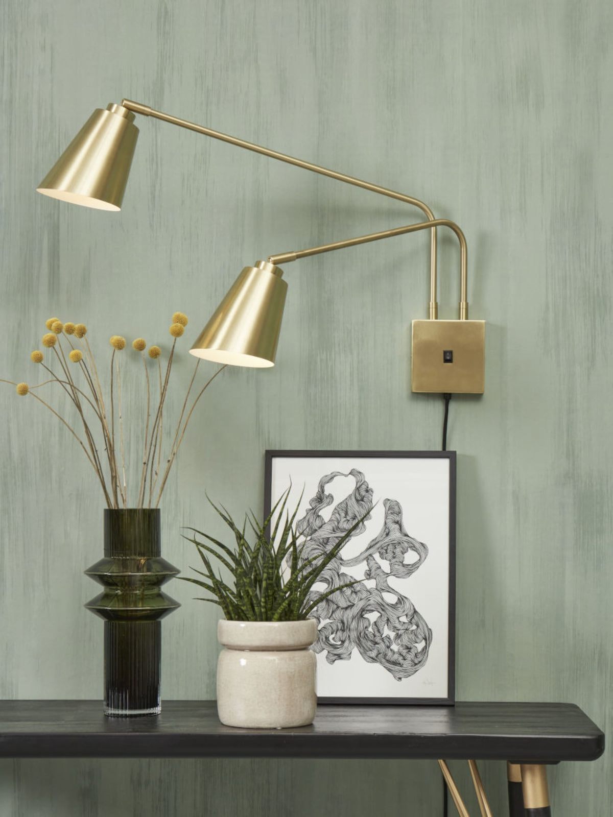 it's about RoMi Wandlamp Bremen - Goud