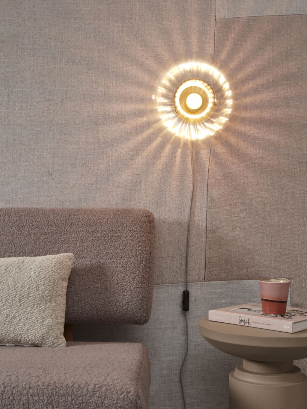 it's about RoMi Wandlamp Brussels - Goud