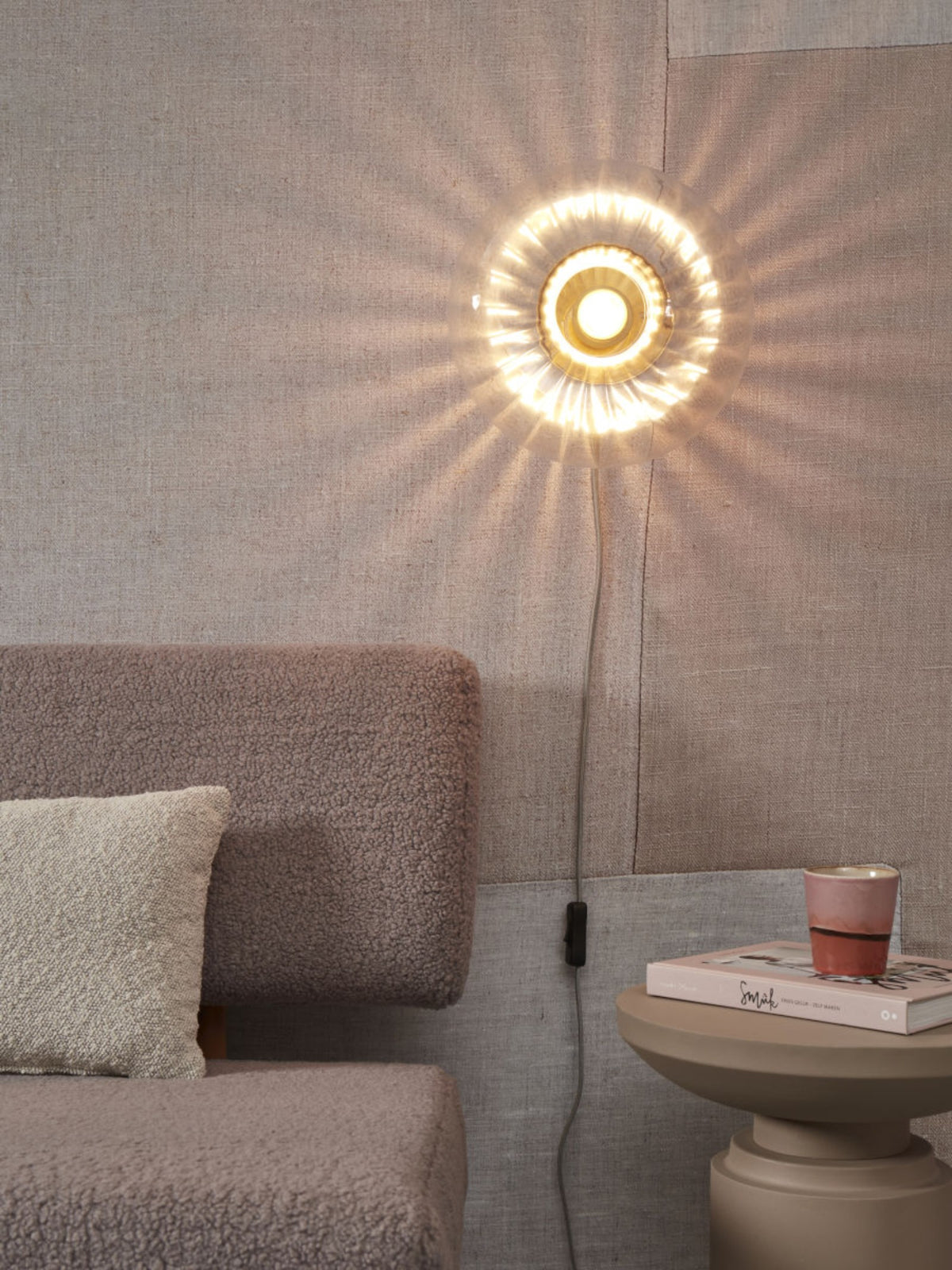 it's about RoMi Wandlamp Brussels - Goud