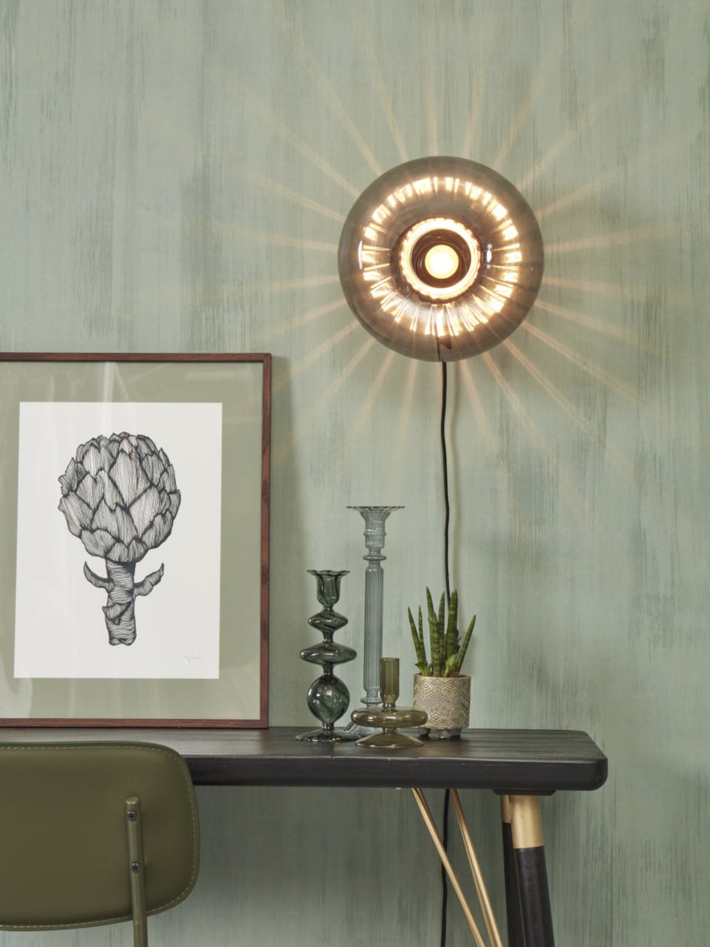 it's about RoMi Wandlamp Brussels - Zwart
