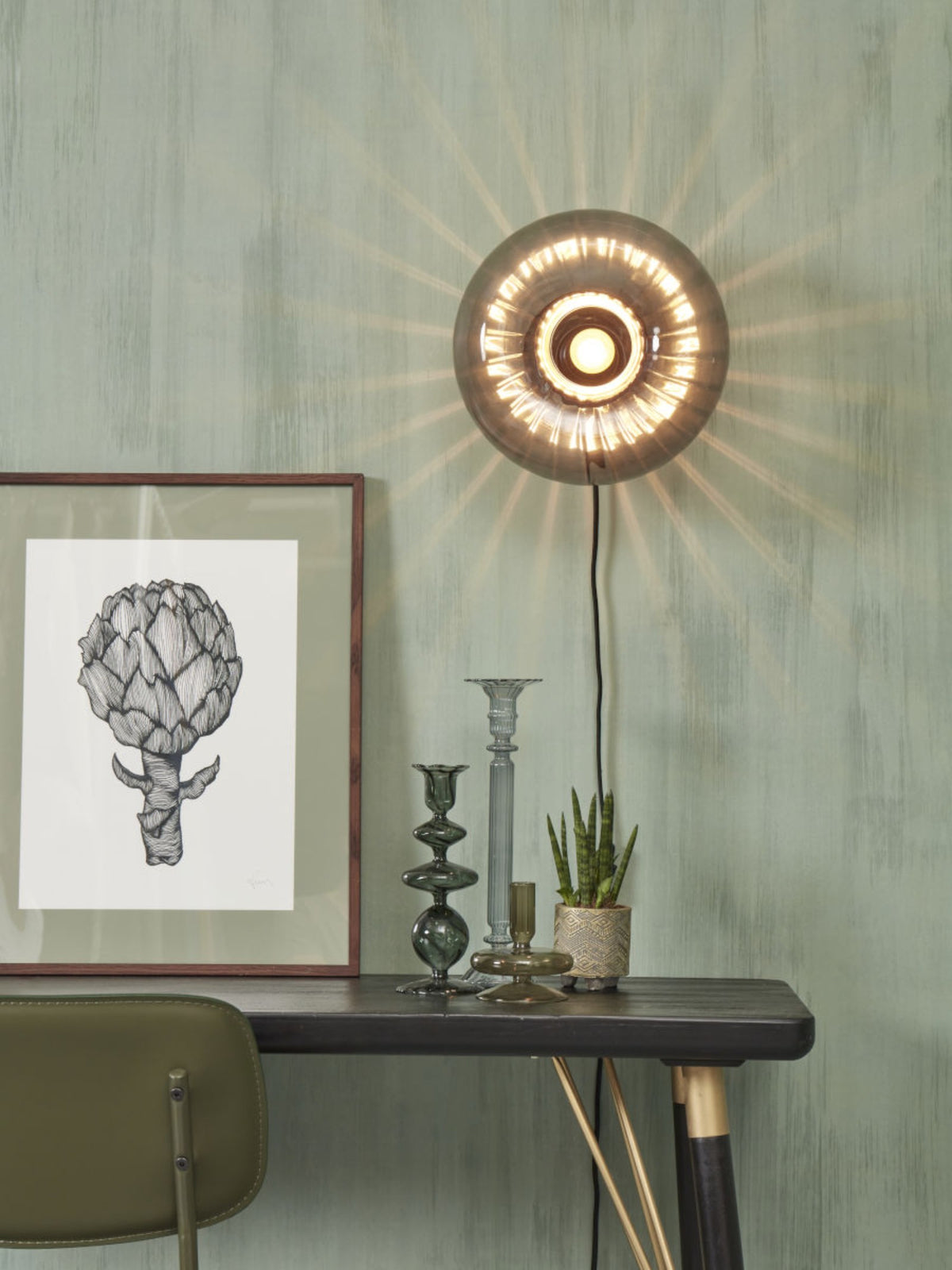it's about RoMi Wandlamp Brussels - Zwart