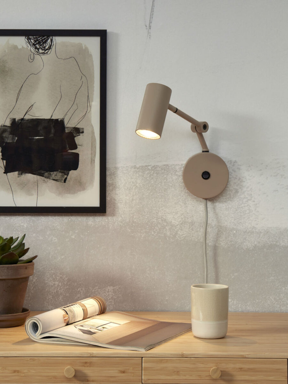 it's about RoMi Wandlamp Montreux - Zand