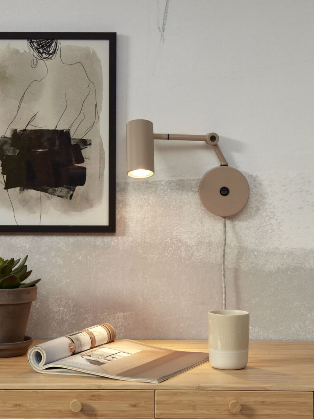 it's about RoMi Wandlamp Montreux - Zand