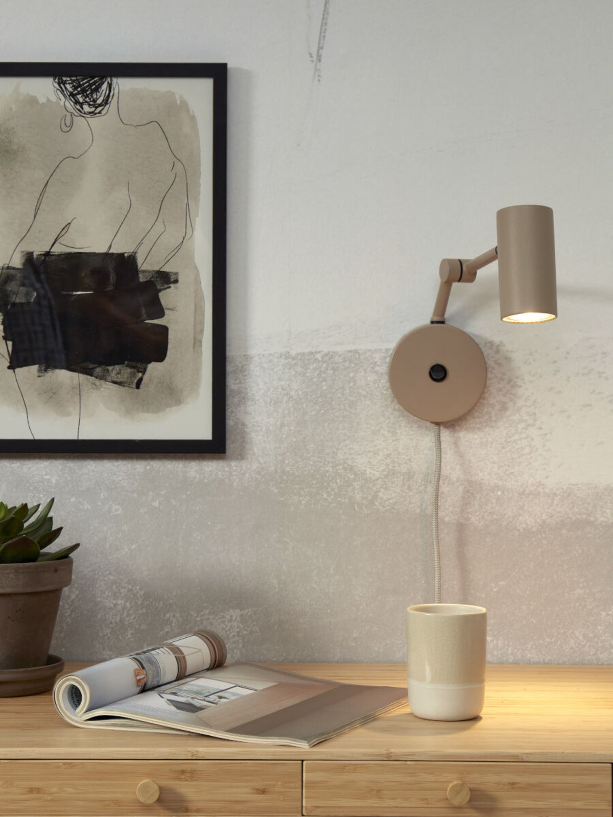 it's about RoMi Wandlamp Montreux - Zand
