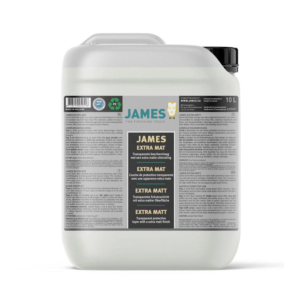 James Extra Mat - Vloer Polish - 10 Liter