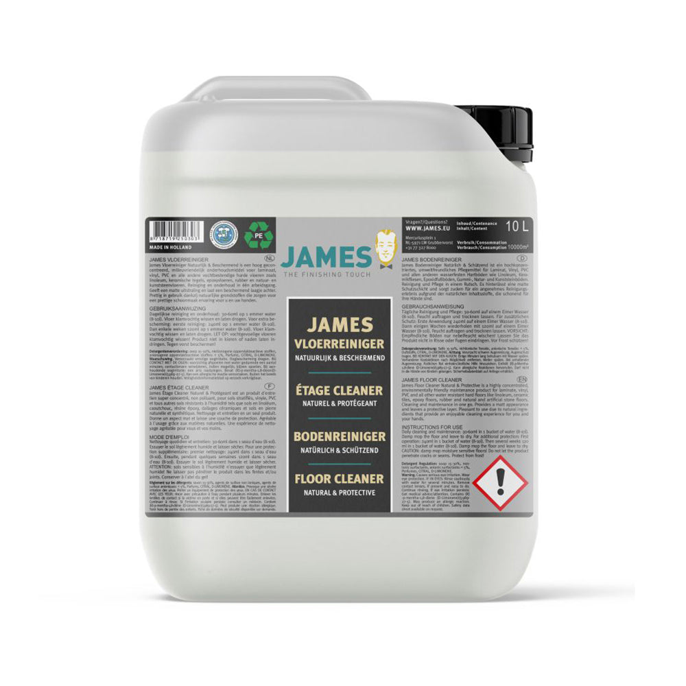 James Vloerreiniger Beschermt en Herstelt (B) - Milde Vloerreiniger - 10 Liter