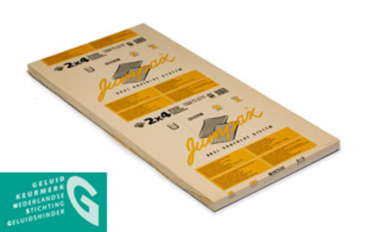 Jumpax Classic ondervloer 10 mm - 10dB - Voor niet egale ondergrond