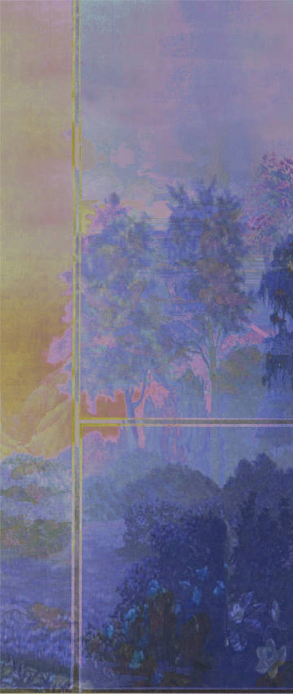 Masureel Wall Designs DGSAB1021 Saba Purple