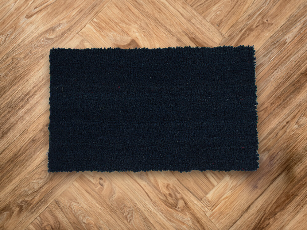 Kokosmat Blauw op maat - 17 mm dik