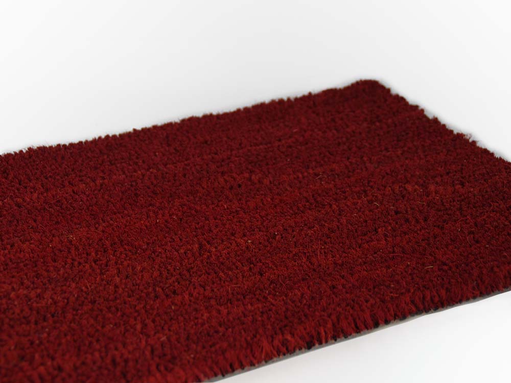 Kokosmat Rood op maat - 17 mm dik