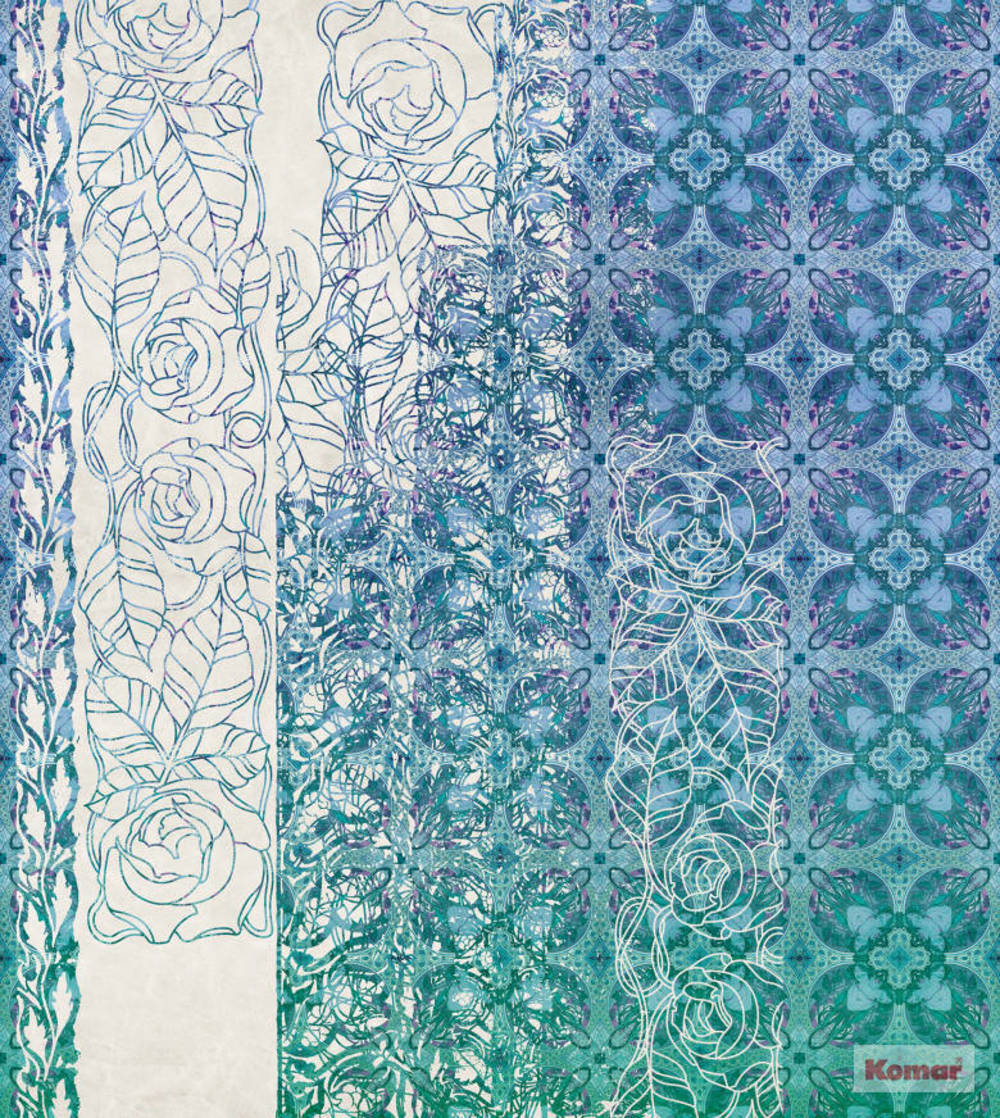Komar Heritage Art Nouveau Bleu HX5-039