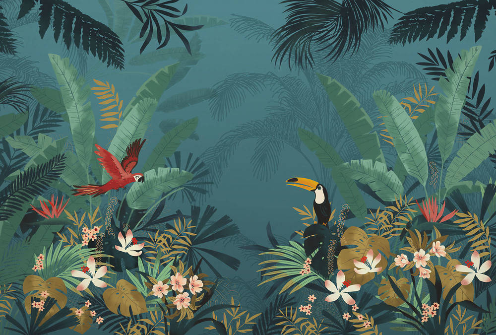 Komar Home Enchanted Jungle XXL4-1013