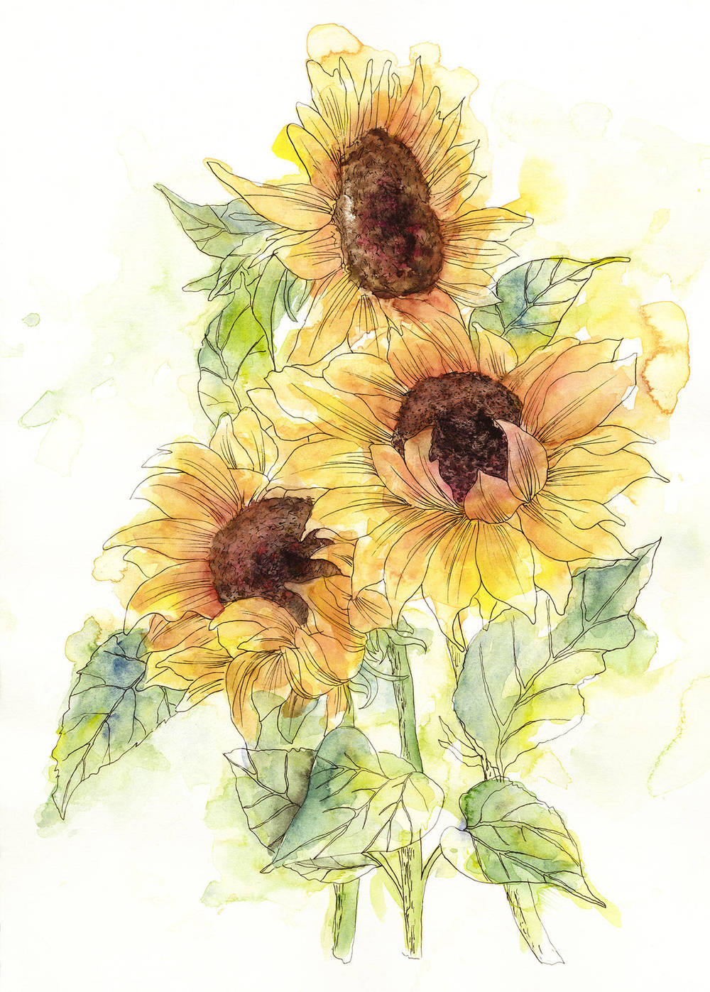 Komar Home Girasol X4-1008