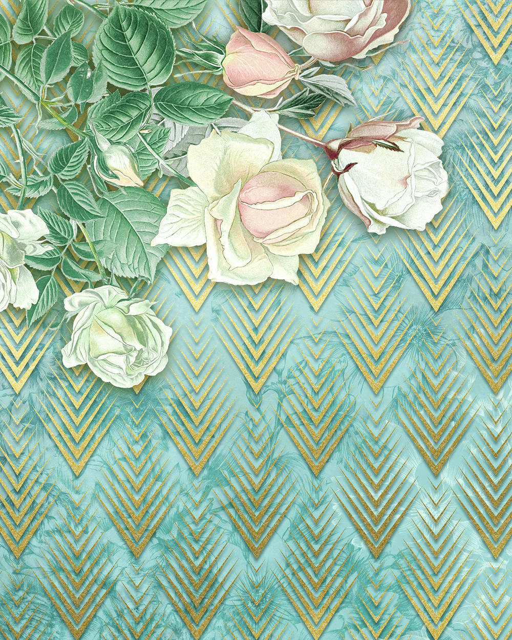Komar Home Rose Poem X4-1002
