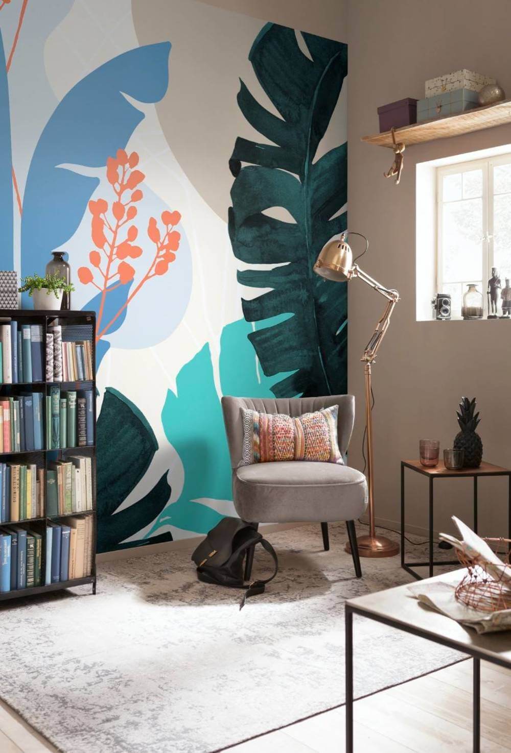 Komar Ink Tropical Shapes INX6-085