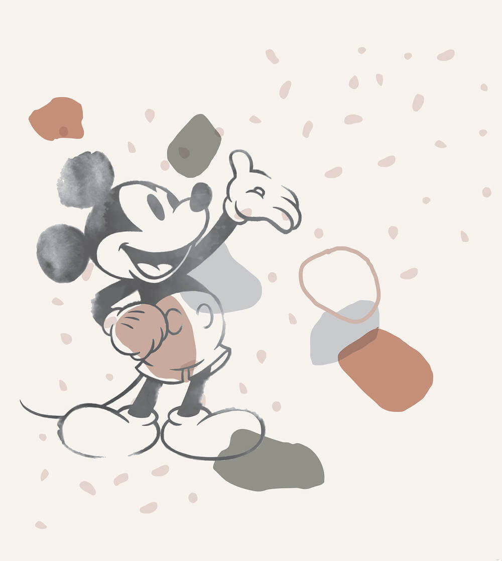 Komar Into Adventure Mickey Mouse Organic Shapes IADX5-045