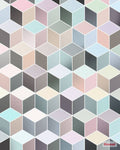 Komar Pure Cubes Pastel P027-VD2