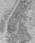 Komar Pure NYC Map P033-VD2