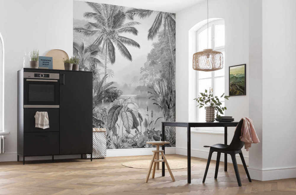 Komar Raw Lac Tropical Black & White R2-008