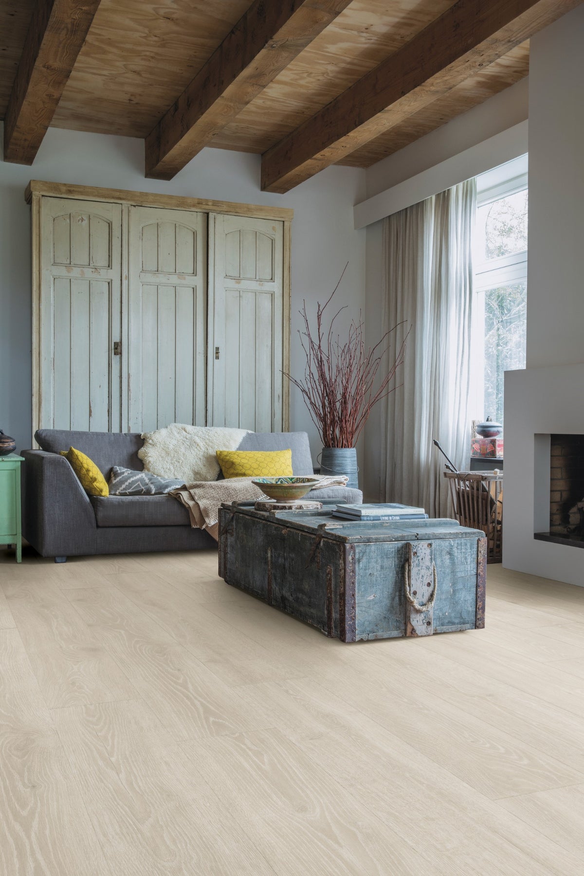 Quick-Step Majestic MJ3547 Bosland Lichtgrijze Eik - Laminaat Stroken