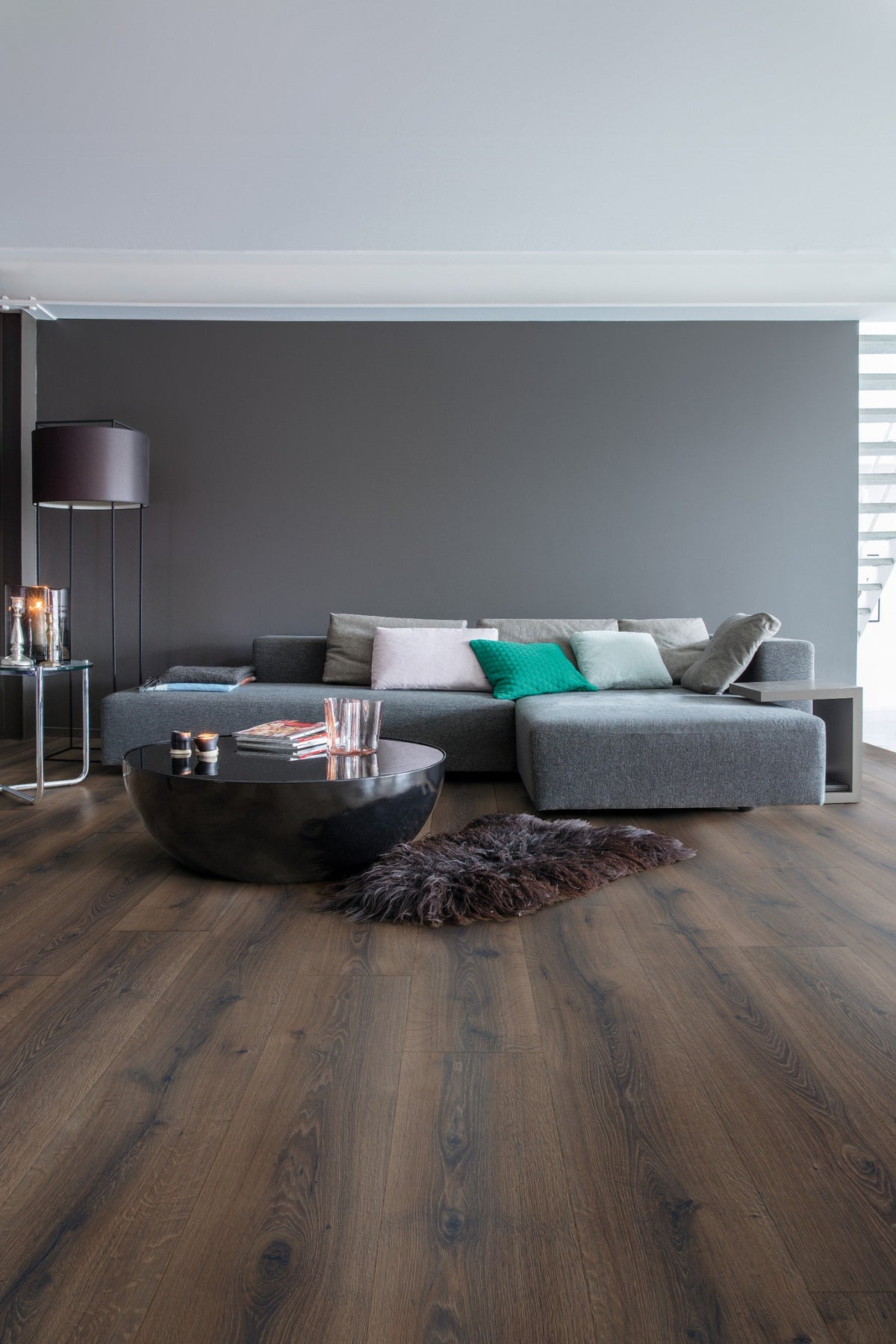 Quick-Step Majestic MJ3553 Woestijn Geborstelde Donkerbruine Eik - Laminaat Stroken