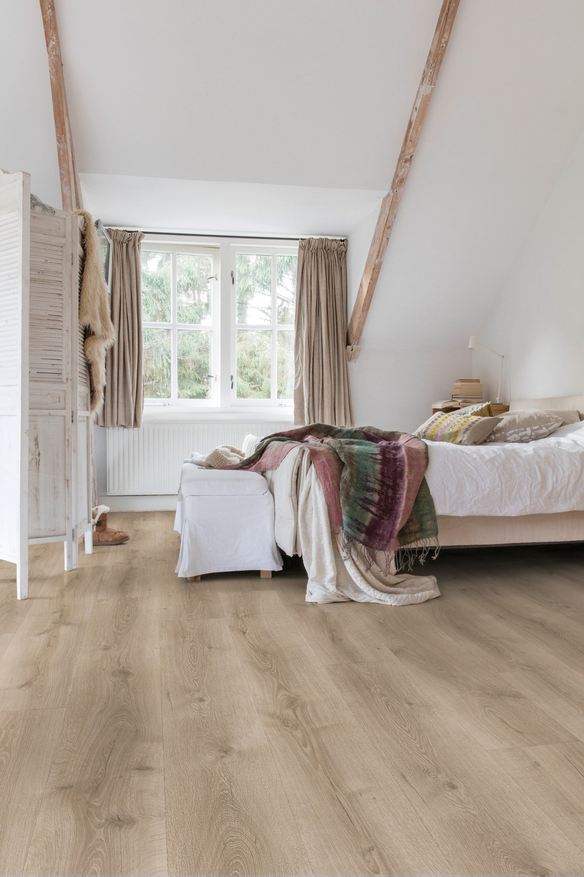 Quick-Step Majestic MJ3552 Woestijn Geborstelde Grijze Eik - Laminaat Stroken