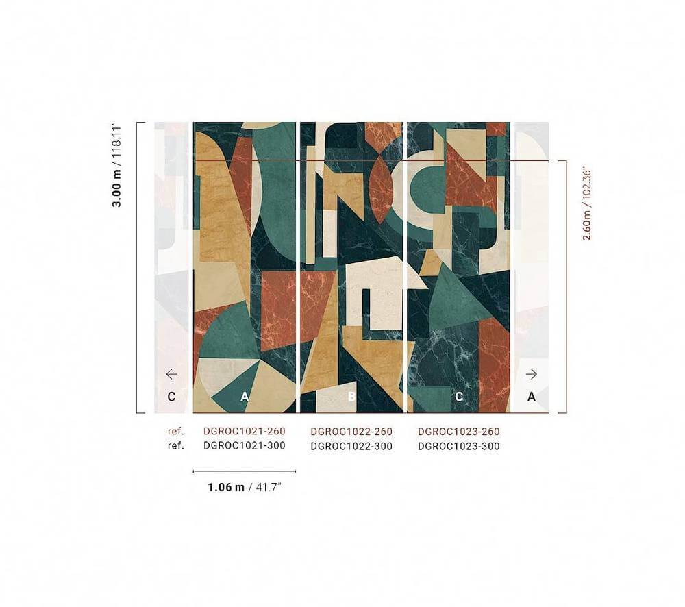 Masureel Rock DGROC1021-300 Palazzi Verde