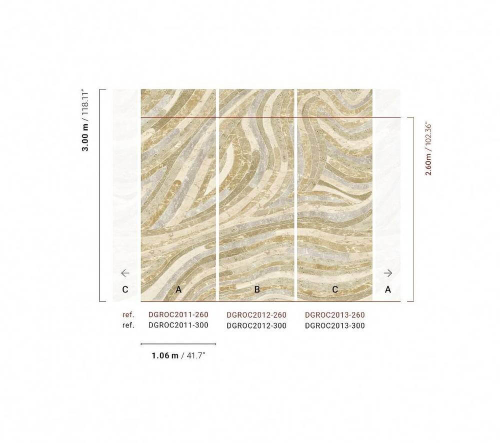 Masureel Rock DGROC2011-300 Serpentine Beige