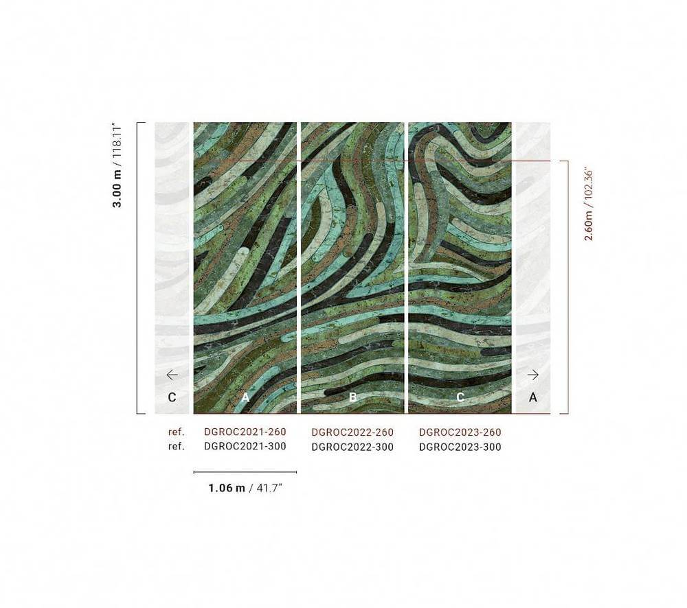 Masureel Rock DGROC2022-260 Serpentine Verde