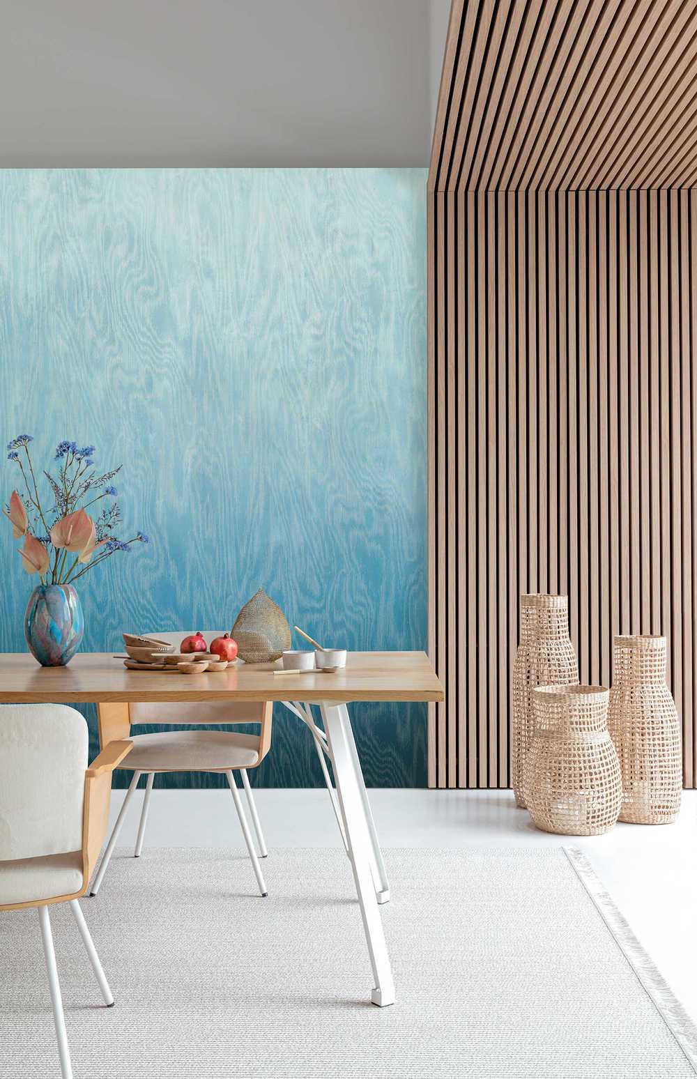 Masureel Wall Designs IV DG4MOI1031-260 Moire Blue